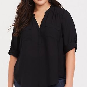 Torrid georgette Harper blouse
